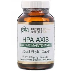 Успокаивающее средство, HPA Axis, Daytime Maintenance, Gaia Herbs Professional Solutions, 120 капсул в Тбилиси и