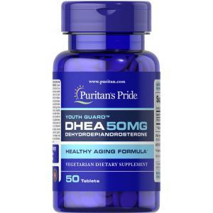 ДГЭА, Дегидроэпиандростерон, DHEA, Puritan's Pride, 50 мг, 50 таблеток