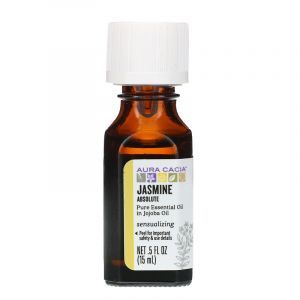 Масло жасмина абсолют, чувственное (Jasmine Absolute), Aura Cacia, 15 мл