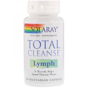 Детоксикация лимфы, Total Cleanse Lymph, Solaray, 60 вегетарианских капсул