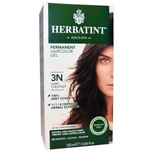 Краска для волос, Herbatint, 3N, темный-каштан, 135 мл.