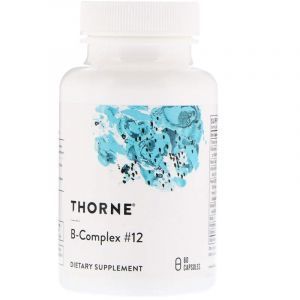 В комплекс, B-Complex #12, Thorne Research, 60 капсул