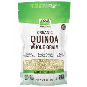 Киноа органическая, Quinoa, Now Foods, 454 г