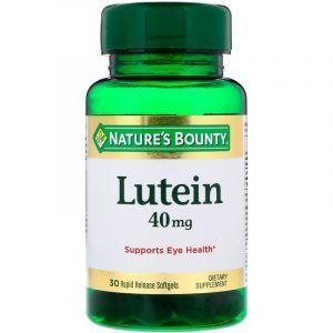 Лютеин (Lutein), Nature's Bounty, 40 мг, 30 капсул (Default)
