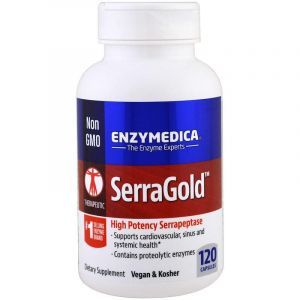 Протеолитические ферменты, SerraGold, Enzymedica, 120 капсул 