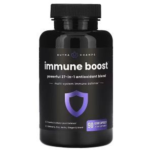 Поддержка иммунитета, Immune Boost, NutraChamps, 90 вегетарианских капсул