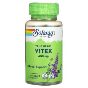 Витекс священный, Vitex, Solaray, 400 мг, 100 кап