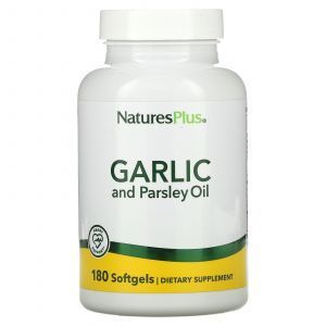 Чеснок и петрушка (масло), Garlic and Parsley Oil, Nature's Plus, 180 гелевых капсул