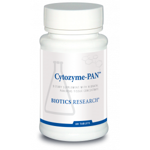 Поддержка поджелудочной железы , Cytozyme-PAN (Neonatal Pancreas), Biotics Research, 60 таблеток