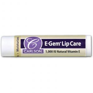 Бальзамы для губ, Lip Care, Carlson Labs, с витамином Е, 4.3 г