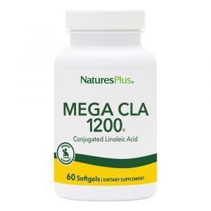 Конъюгированная линолевая кислота, Mega CLA, Nature's Plus, 1200 мг, 60 гелевых капсул
