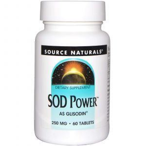 Супероксиддисмутаза СОД, SOD, Source Naturals, 60 таблеток (Default)