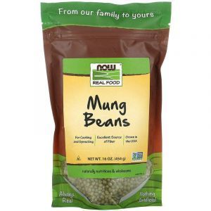 Бобы мунг, Now Foods, 454 грамм