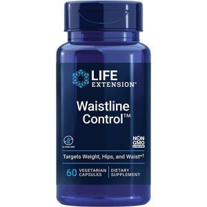 Жиросжигатель для бедер и талии, Waistline Control, Life Extension, 60 вегетарианских капсул
