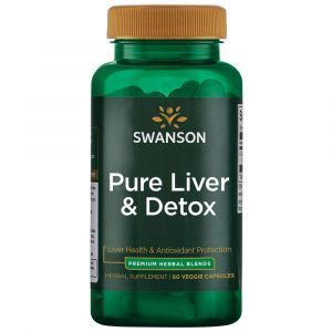 Поддержка и детоксикация печени, Ultra Pure Liver and Detox, Swanson, 60 вегетарианских капсул