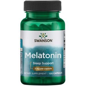 Мелатонин, Melatonin, Swanson, 3 мг, 120 капсул
