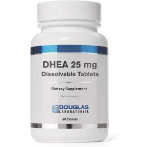 DHEA, მიკრონიზირებული, DHEA, Douglas Laboratories, 25 მგ, 60 ტაბლეტი