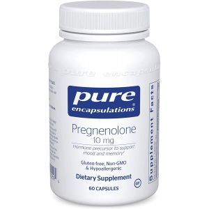 Прегненолон, Pregnenolone, Pure Encapsulations, 10 мг, 60 капсул