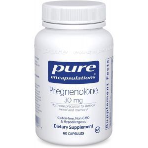 Прегненолон, Pregnenolone, Pure Encapsulations, 30 мг, 60 капсул