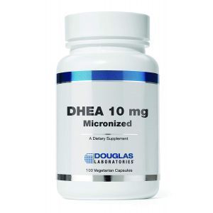 Дегидроэпиандростерон, DHEA, Douglas Laboratories, измельченный, 10 мг, 100 капсул (Default)
