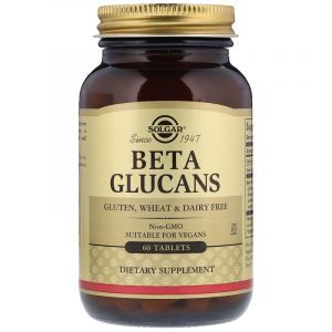 Бета глюкан, Beta Glucans, Solgar, 60 таблеток (Default)