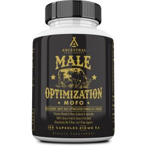 Поддержка мужского здоровья, Mofo, Supplements for Men, Support for Test and Energy Levels, Ancestral Supplements, из говядины травяного откорма, Mofo, 180 капсул