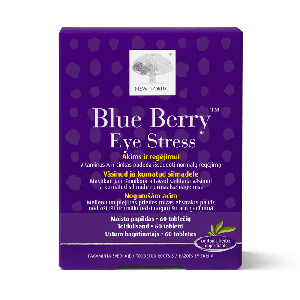 Улучшение зрения, Blue Berry Eye Stress, New Nordic, 60 таблеток
