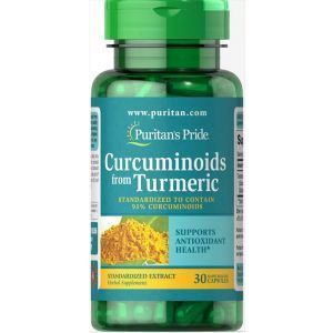 Куркуминоиды из куркумы, Curcuminoids, Puritan's Pride, 500 мг, 30 капсул
