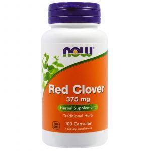 Красный клевер, Red Clover, Now Foods, 375 мг, 100 ка
