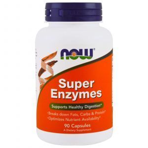 Пищеварительные ферменты, Super Enzymes, Now Foods, 90 капс