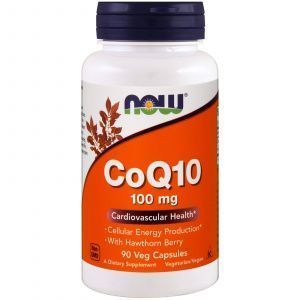 Коэнзим Q10 (CoQ10), Now Foods, 100 мг, 90 капсу