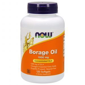 Масло огуречника (Borage Oil), Now Foods, 1000 мг, 120 капс