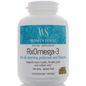 Омега 3, формула для женщин, RxOmega-3, Natural Factors, 120 ка