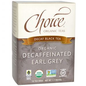 Органический черный чай Седой граф без кофеина, Choice, 16 шт.