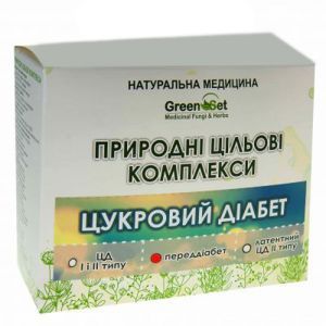 Природный целевой комплекс "Преддиабет", GreenSet, растительные препараты, 4 шт