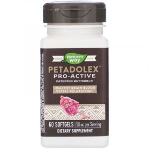 Белокопытник лекарственный, Petadolex, Nature's Way, 50 мг, 60 капсул