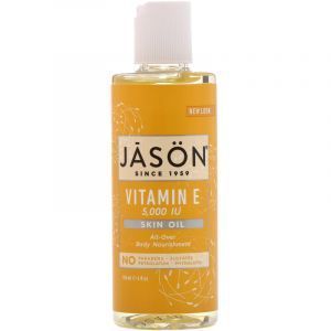 Масло для тела с витамином Е, Jason Natural, (118 мл)