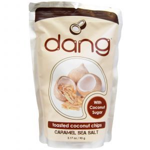 Кокосовая стружка с карамелью, Toasted Coconut Chips, Dang Foods LLC, 90 г
