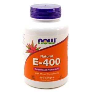 Витамин Е, Natural E-400, Now Foods, 250 капсул