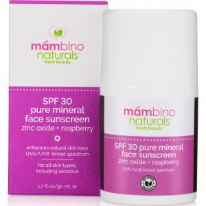 Солнцезащитный крем для лица, SPF 30, Mambino Organics, 50 мл