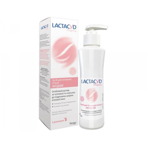 Лактацид Фарма, Lactacyd Pharma Sensitive, Farmaclair, нежное средство для интимной гигиены, с дозатором, 250 мл