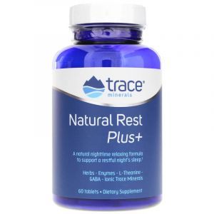 Поддержка сна, NaturalRest Plus+, Trace Minerals Research, 60 таблеток
