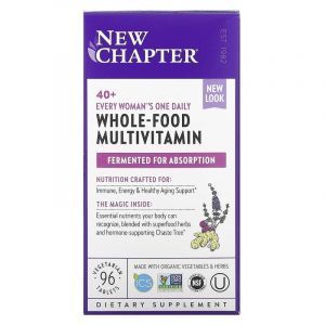 Мультивитамины для женщин 40+, One Daily Multi, New Chapter, 1 в день, 96 таблеток