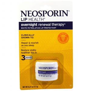 Бальзам для губ, White Petrolatum Lip Protectant, Neosporin, 7,7 г