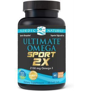 Omega 2X Sport, Nordic Naturals, Ultimate Omega 2X Sport, 2150 მგ, 60 კაფსულა