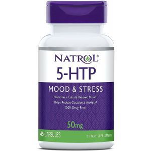 5-гидрокситриптофан, 5-HTP, Natrol, 50 мг, 45 капсул