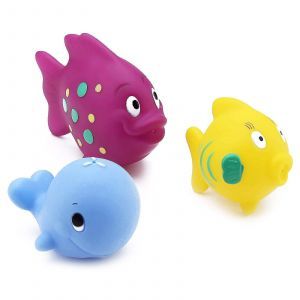 Игрушки для ванной рыбки, Fun Fish Squirters, Nuby, 3 шт