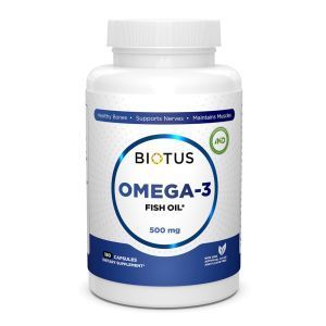 Омега-3 исландский рыбий жир, Omega-3 Fish Oil, Biotus, 180 капсул
