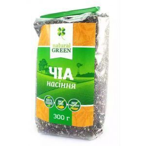 Семена чиа, NATURAL GREEN, 300 г