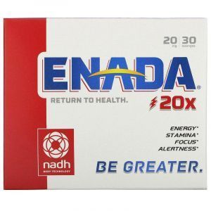 NADH (Mojo), The Energizing Co-enzyme, Co - E1, 20 мг, 30 таблеток
